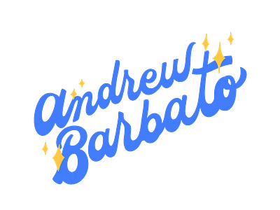 Alt Sparkle Script Logo