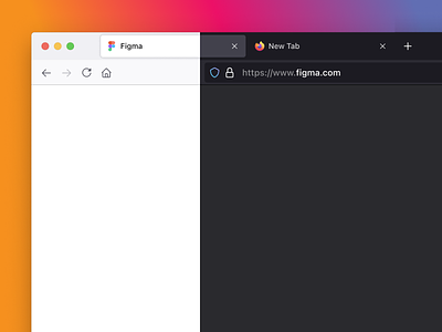 New Firefox Browser UI Kit 2021 browser figma firefox freebie mockup mozilla presentation ui kit