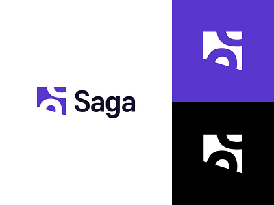 Saga Brand Identity brand brand identity branding concept financial fintech freebie logo minimal
