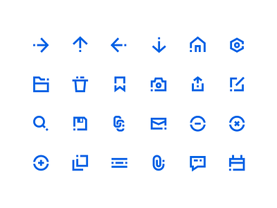 Blocky Icons free freebie general icon iconset navigation png svg system utilities vector