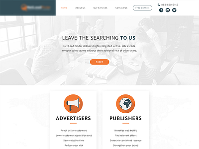 Lead finding company design inspiration modern website web web design website