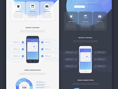 Modern Web Design app dark design inspiration light modern modern design modern website sketch ui web web design website