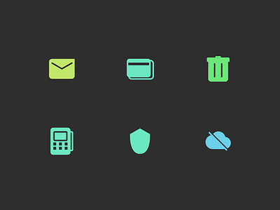 Icon Set for Finners design font icon icons set