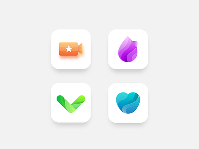 Icon exploreation app icon clean colorful icon modern