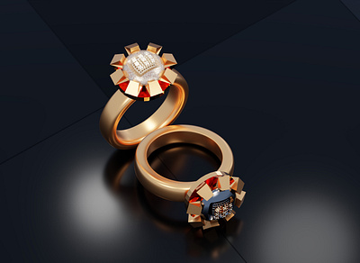 3D Ring Design 3d modeling blender design gold jewelery jewelry design mistry orgenal ring