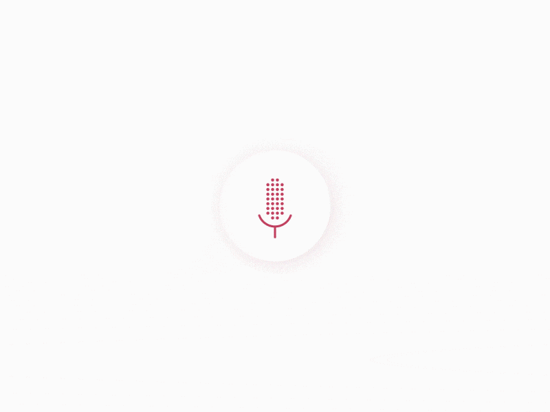 Microphone animation aftereffects animated animated button animation button design imessage message microphone okgoogle prototype siri ui uiux ux vector vocal vocalmessage voice