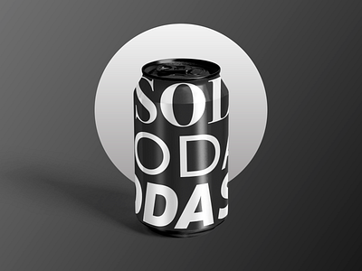 Soda bottle branding design photoshop soda soda can typography vector
