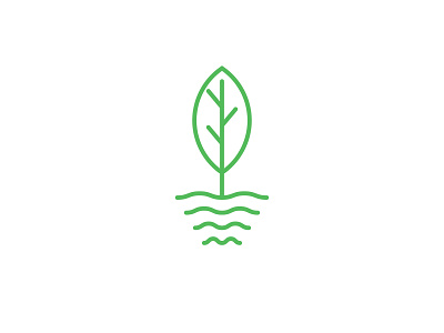 Dawn Tea brand branding flat leaf leaf logo logo logo design nature symbol