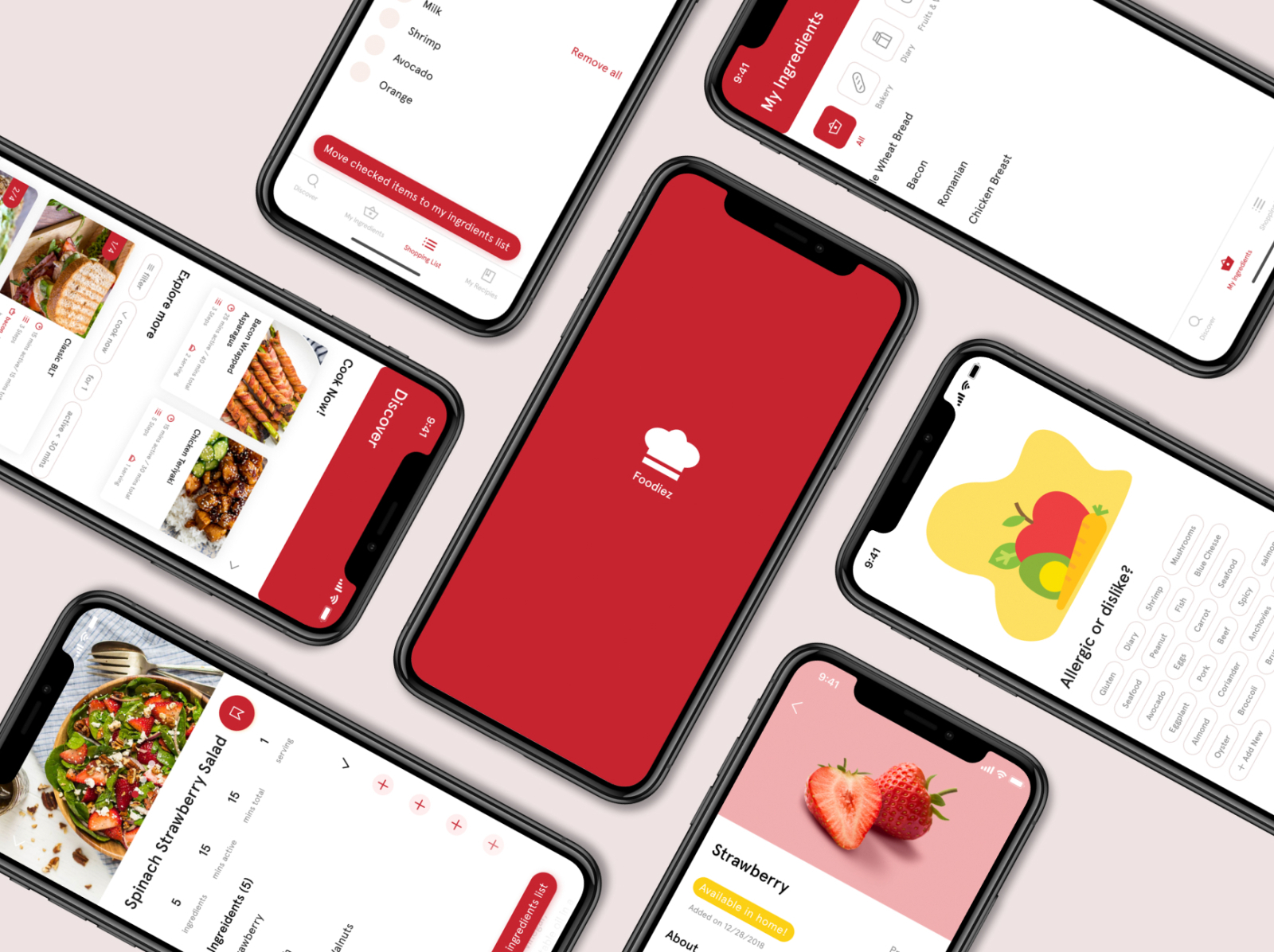 Foodiez ui by Shirley Lin on Dribbble