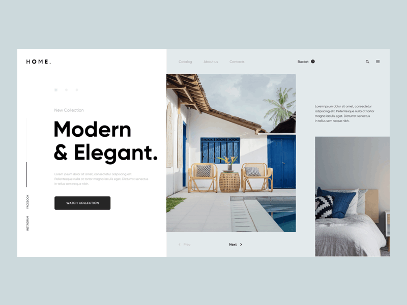 Home. clean clean ui concept design ecommerce ecommerce shop minimal minimalism minimalist ui web web design