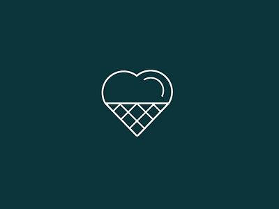 ice cream love - logo/icon