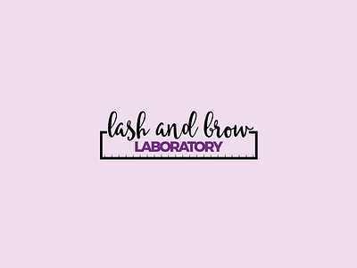 lash and brow laboratory - logo brow laboratory lash logo logo design logotype