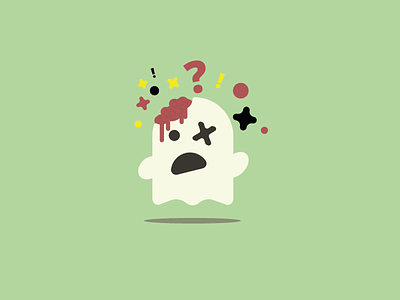 BOO! adobe ai design fun ghost icon illu illustrator vector vector art vectorart