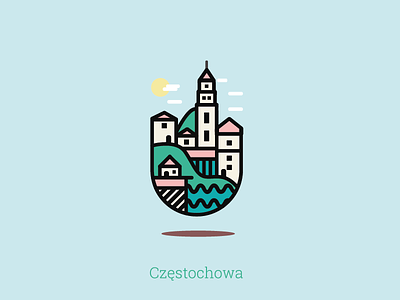 Czestochowa - city badge