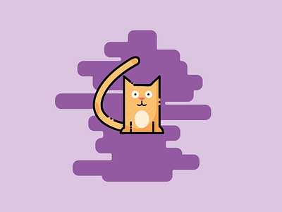 cat adobe illustrator ai art cat design cat logo design icon kot logo sweet vector vector art