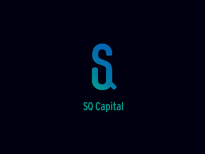 Logotype for SQ Capital brand identity branding logo design typography