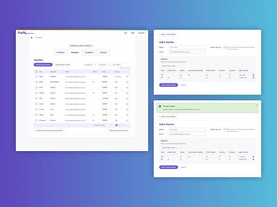 Class Builder design interaction ui ux visual design