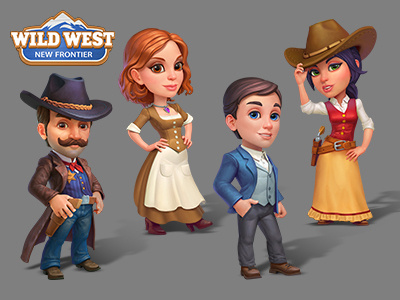 Wild West: New Frontier gameart gamedev wild west: new frontier