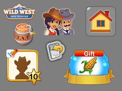 Wild West: New Frontier gameart gamedev wild west: new frontier