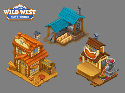 wild west new frontier game train