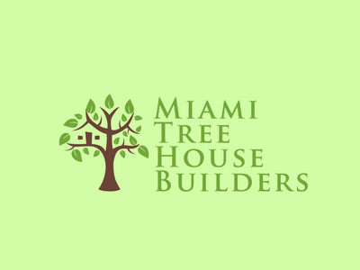 Miami Tree House Builders @design @fiverr @logo @typography animation app branding cover design facebook flat icon illustration illustrator lettering logo typography vector web website