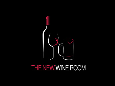 The New Wine Room @design @fiverr @logo branding design icon illustration logo vector