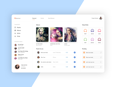 Music Collection Dashboard