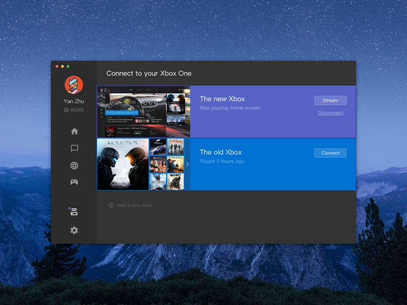 Xbox app on Mac concept by Yan Zhu on Dribbble