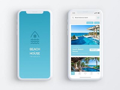 Beach House Rentals concept