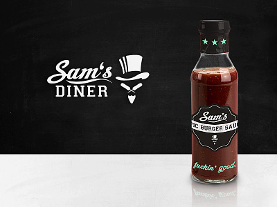 Sam's - branding & product design branding. logo graphic design label product