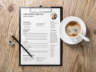 Free Painting Foreman CV/Resume Template curriculum vitae cv cv template free cv free cv template free resume template freebie freebies resume