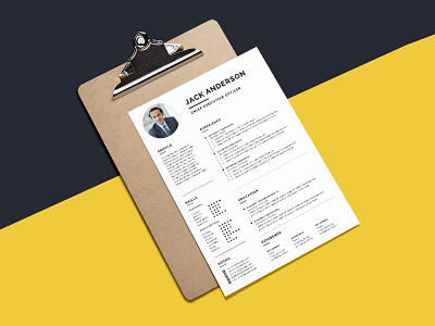 Free Chief Executive Officer CV Resume Template