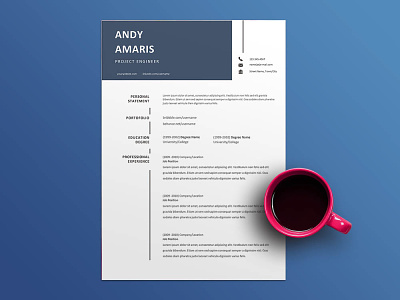 Free Project Engineer Resume Template curriculum vitae cv cv template free cv free cv template free resume template freebie freebies illustration resume