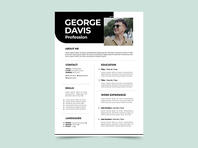 Free Banking Officer Resume Template curriculum vitae cv cv template free cv free cv template free resume template freebie freebies resume