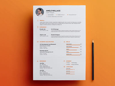 Free Smart Resume Template with Matching Cover Letter curriculum vitae cv free cv template free resume template illustrator photoshop psd resume
