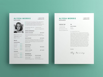 Free Clean Cv Template With For Any Job Opportunity
