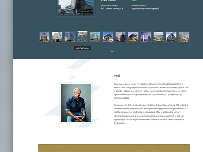Ipra construction company company construction flat layout onepage redesign web
