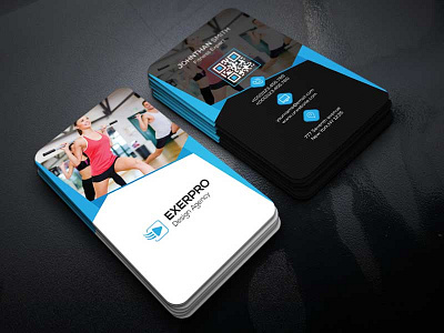 Corpoaret Businesscard both side design business card creative graphic professional