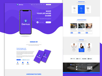 Apps Psd Template agency android animation app app landing page clean app landing page creative creative app landing page ios