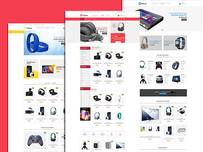 Tekno- Ecommerce Template by ⚡ Hamim Khan on Dribbble