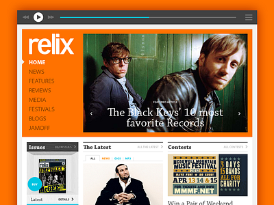 Relix Website magazine music