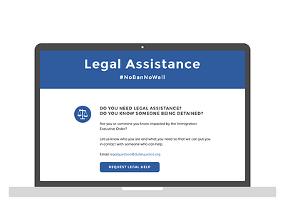 DullesJustice.org “Legal Assistance” wireframe - Part 3 of 3