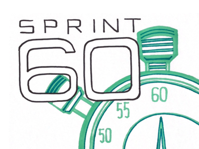 Sprint 60 Sign agile kanban lowfi oneteamonedream productdesign sprint uxdesign