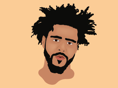 K.O.D. hip hop illustration music portrait rap