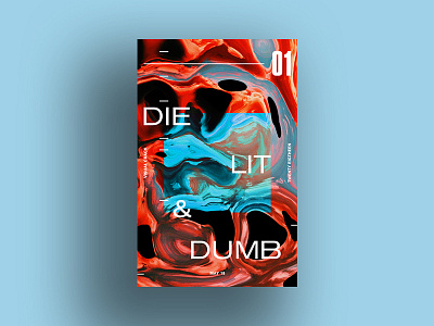 Die Lit 2018 abstract art color design poster psychedelic visual crack