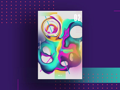 Visual Crack | 01 2018 abstract art color design poster psychedelic