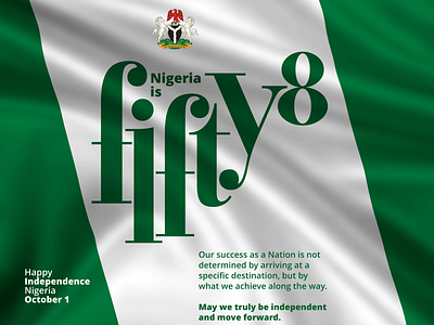 Nigeria Is 58 branding design illustration type typography