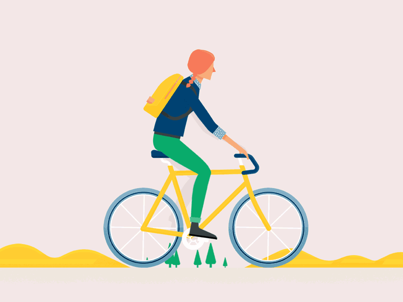 Untethered Collective - Explainer Video animation bike bike shop explainer video gif shopify small business