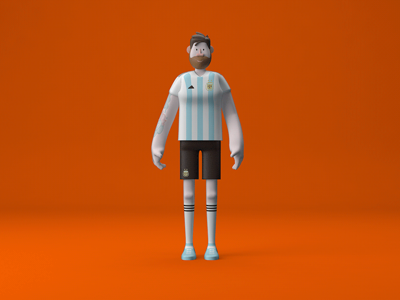 Messi Style Test character character animation fifa football football skills messi russia2018 sports style test wip world cup worldcup