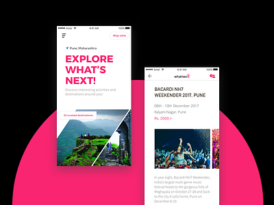 Whatnextt activity app community destination explore friends mobile plan travel wanderlust what next